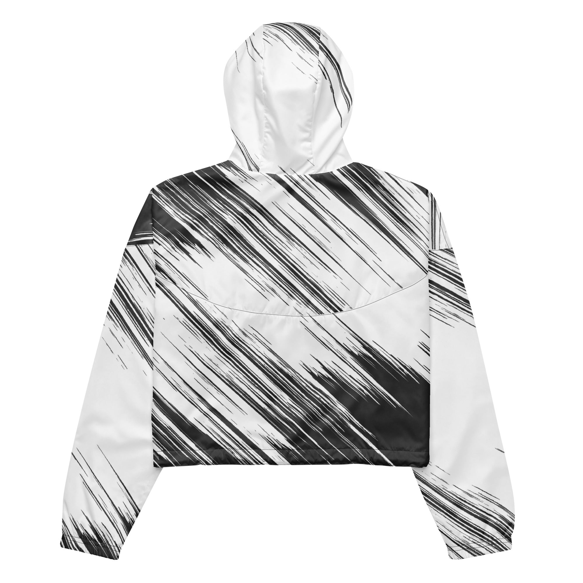 Women’s cropped windbreaker- Abstract I