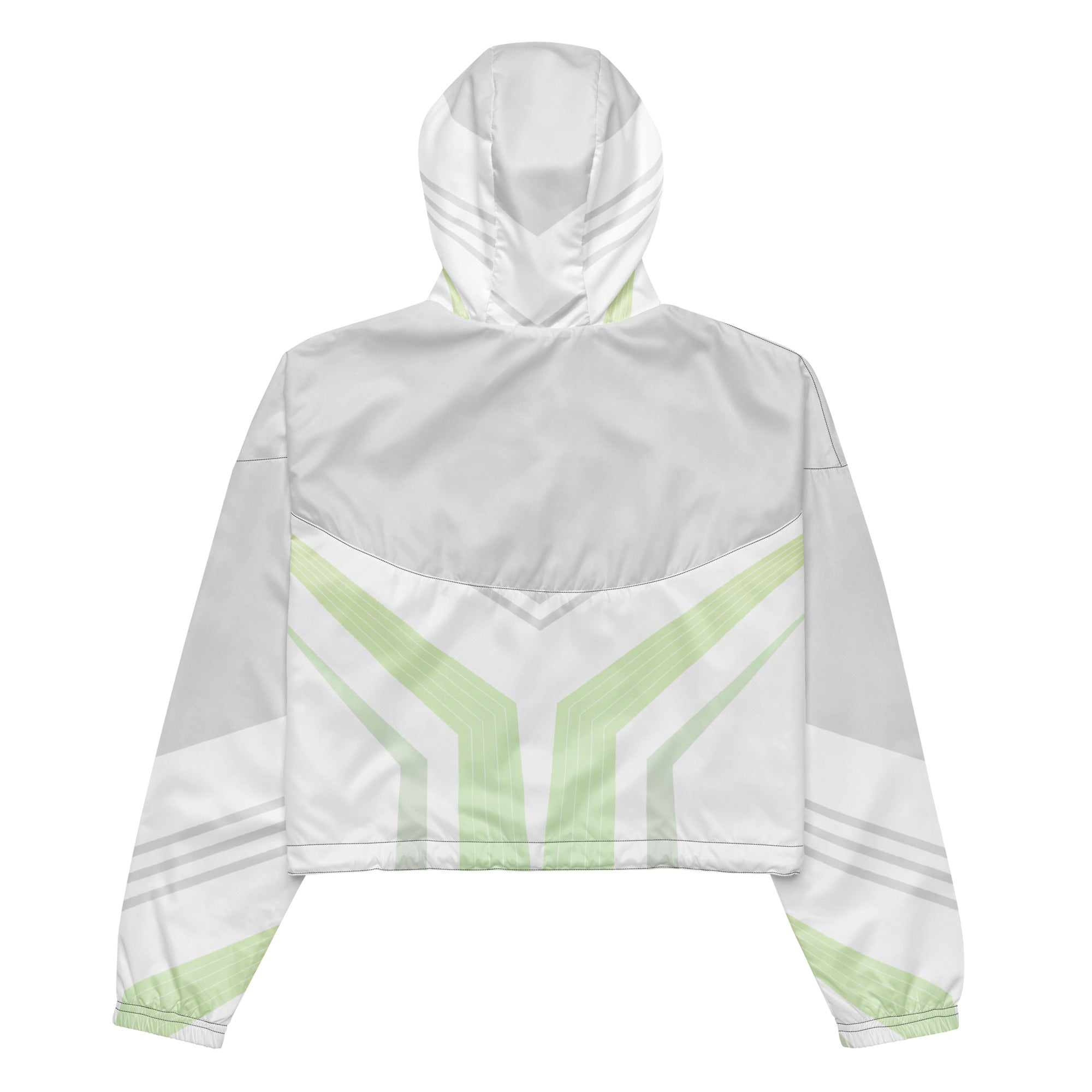 Women’s cropped windbreaker- Geometric I