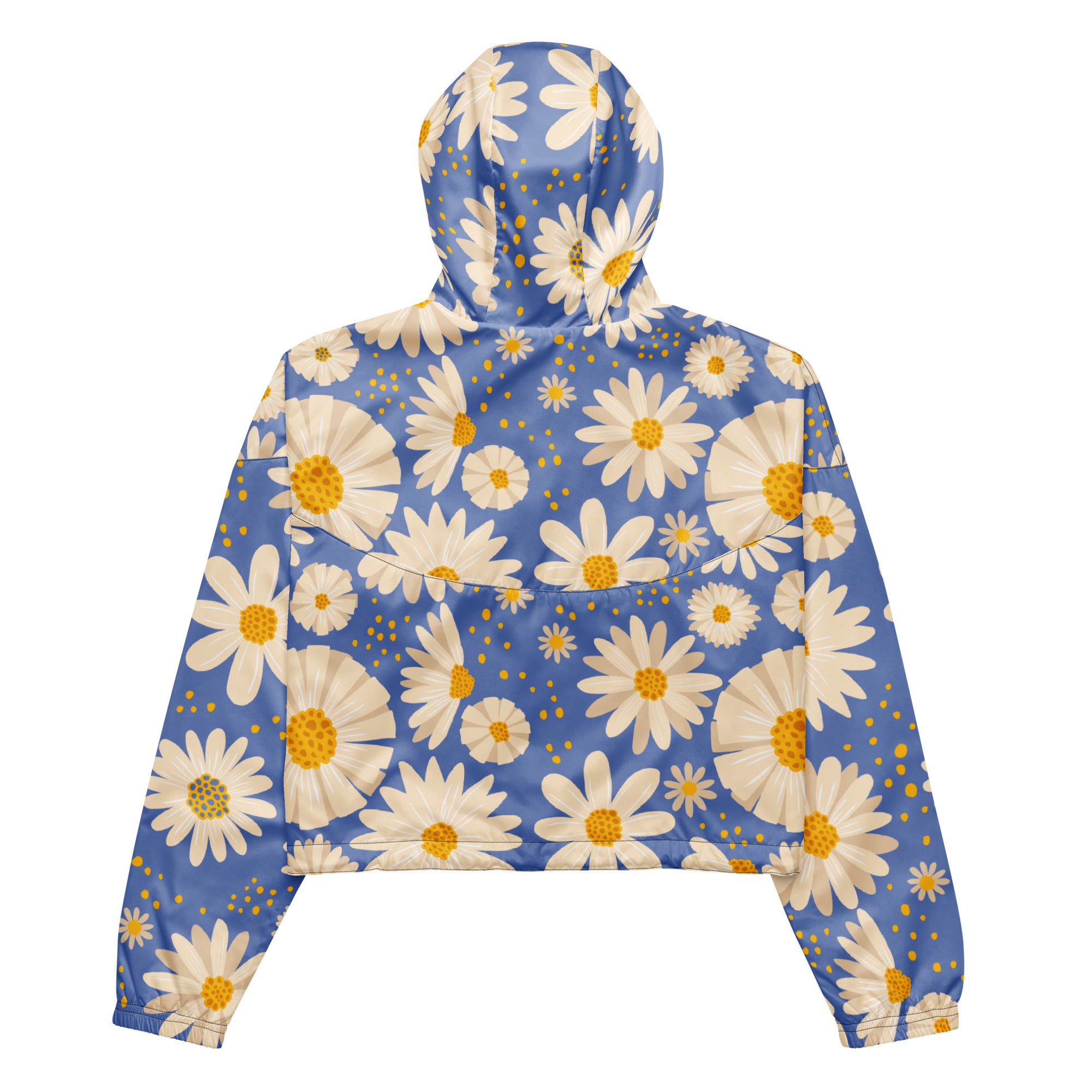 Women’s cropped windbreaker- Daisies