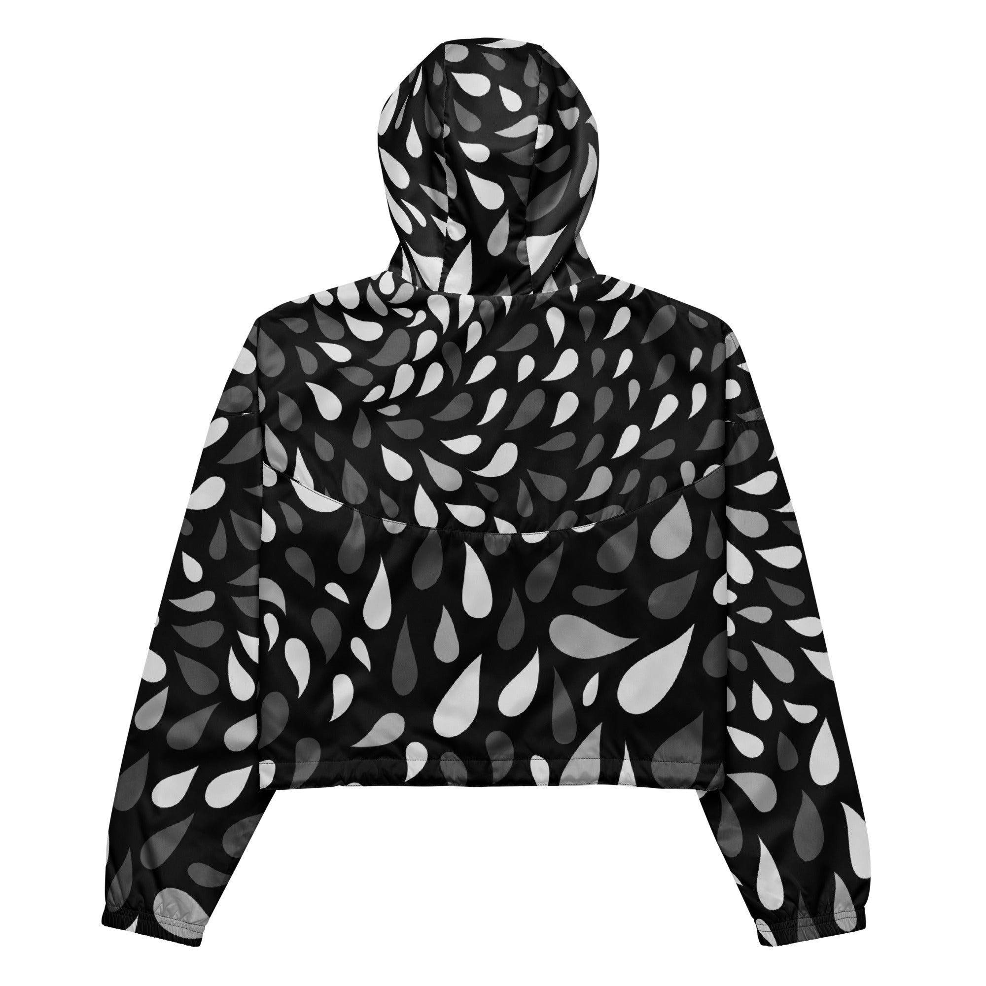 Women’s cropped windbreaker- Abstract IV