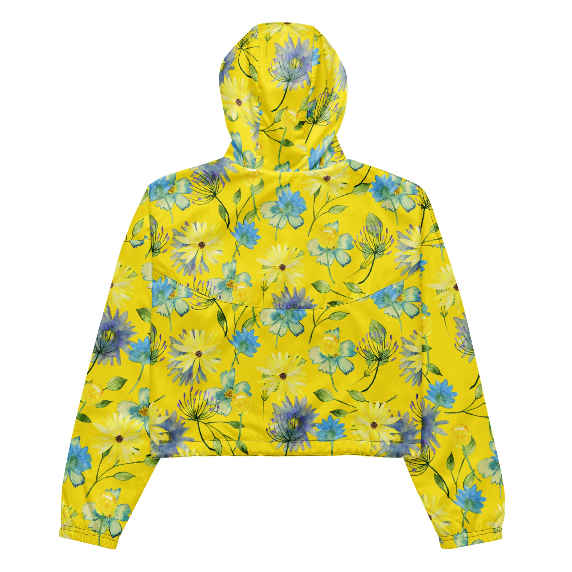 Women’s cropped windbreaker- Floral IV