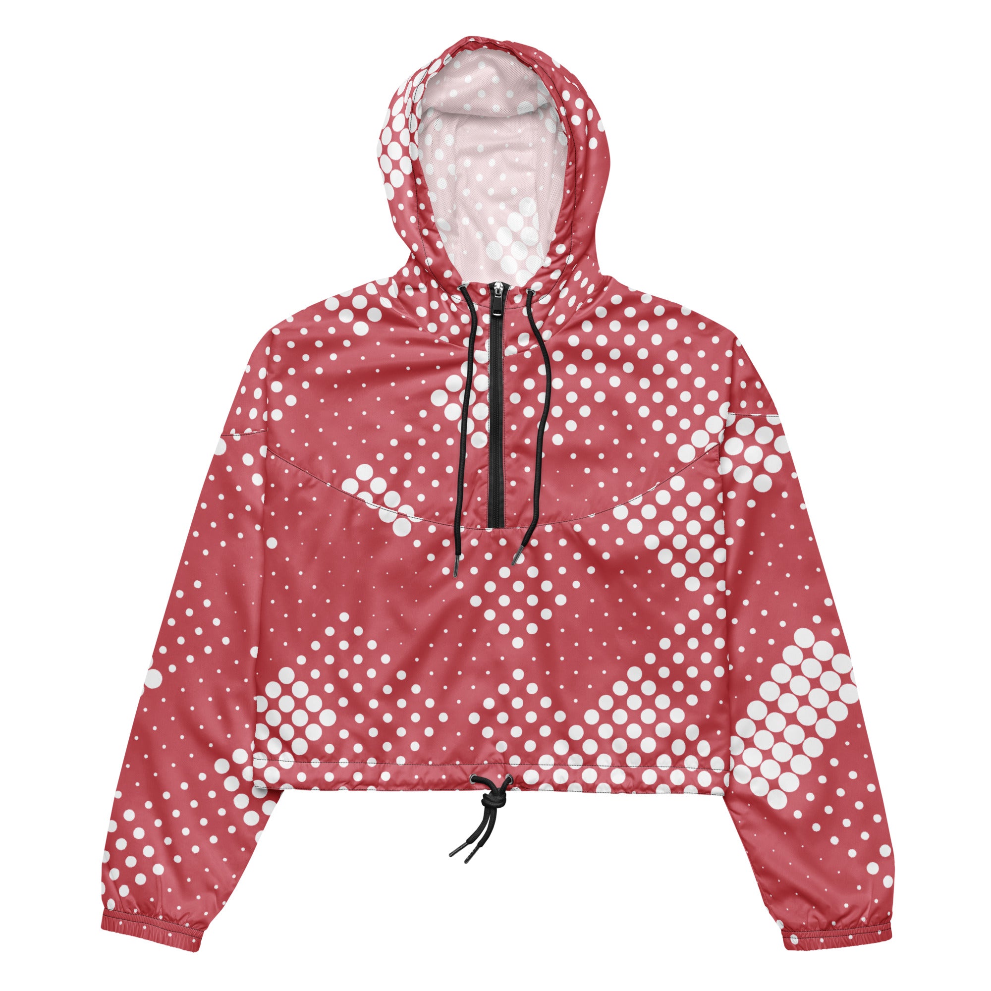 Women’s cropped windbreaker- Abstract III