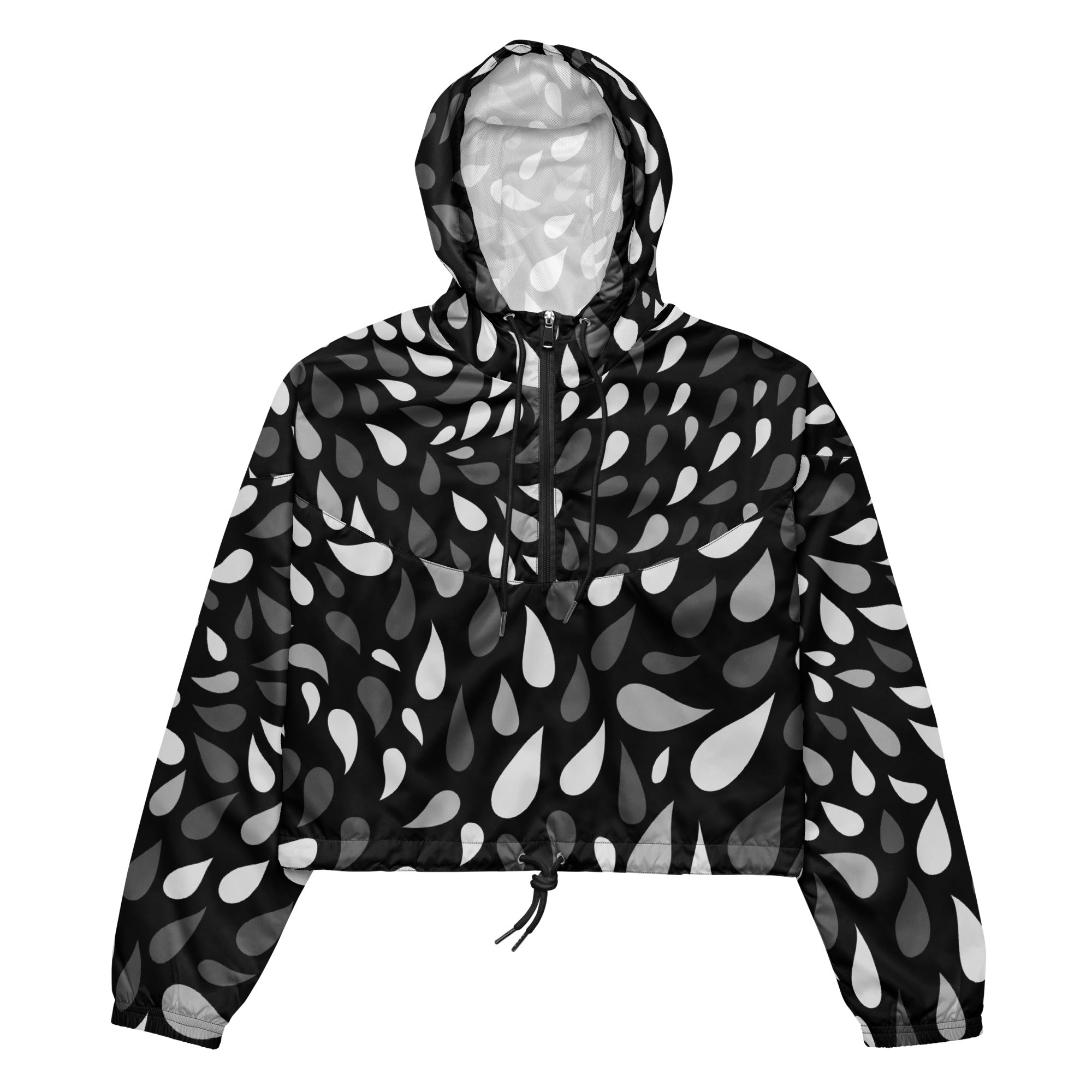 Women’s cropped windbreaker- Abstract IV