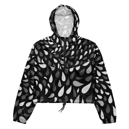Women’s cropped windbreaker- Abstract IV