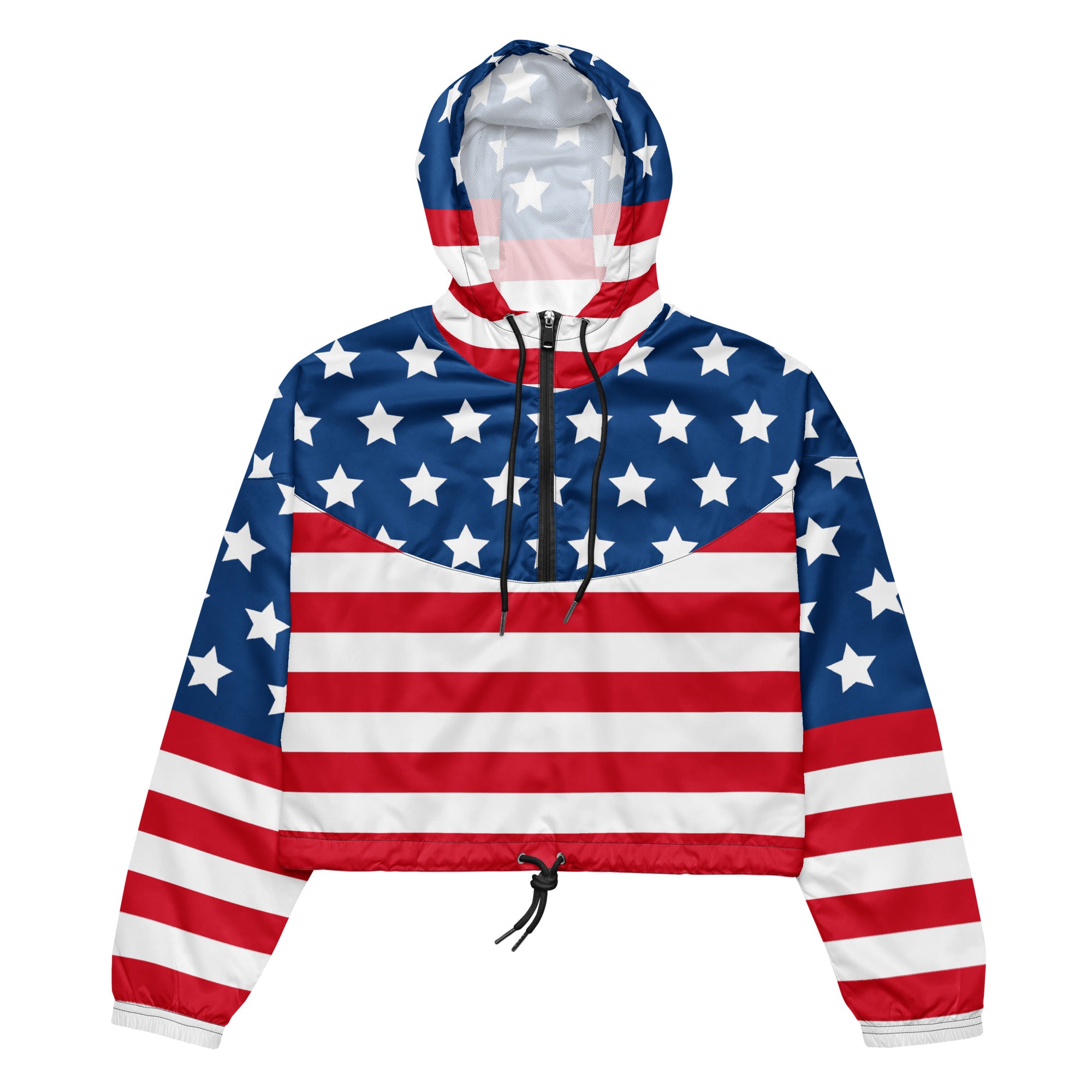 Women’s cropped windbreaker- USA