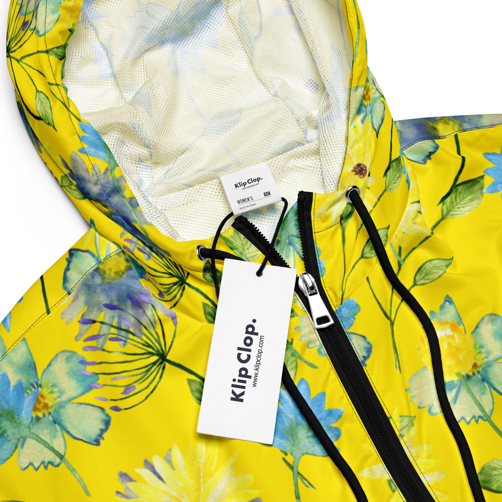 Women’s cropped windbreaker- Floral IV