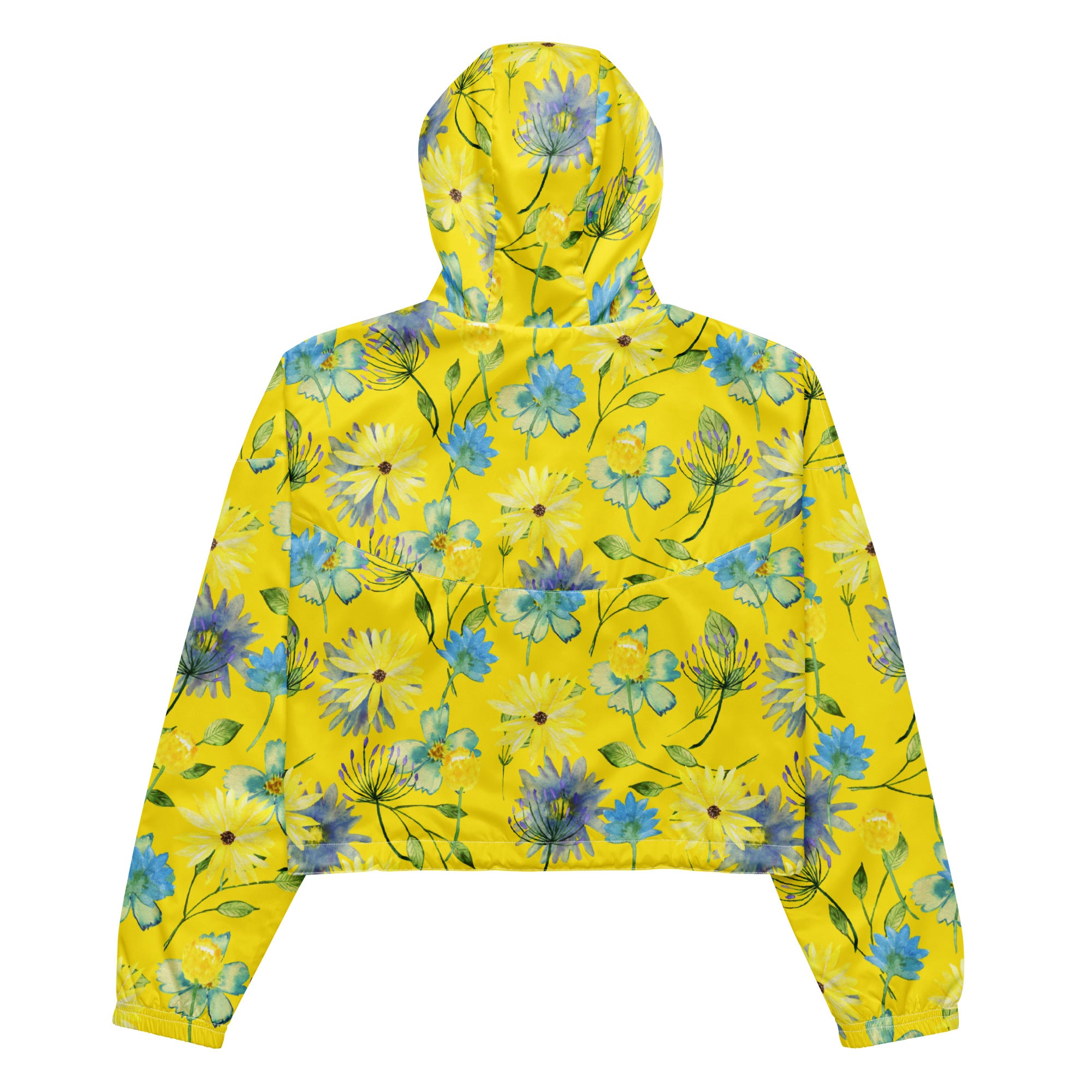 Women’s cropped windbreaker- Floral IV