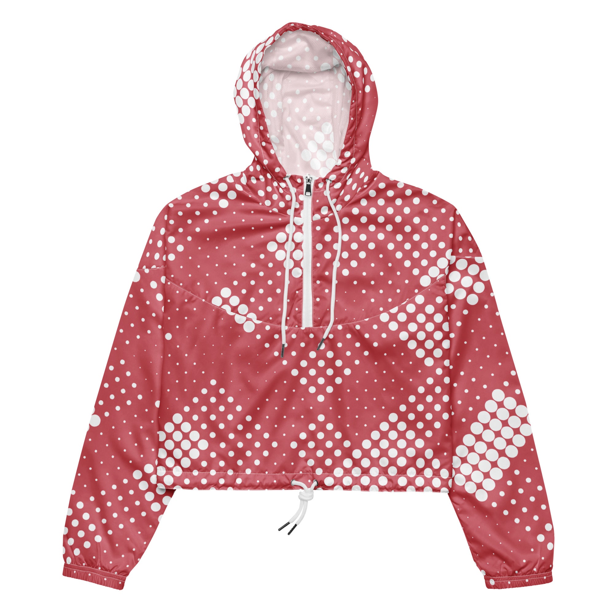 Women’s cropped windbreaker- Abstract III