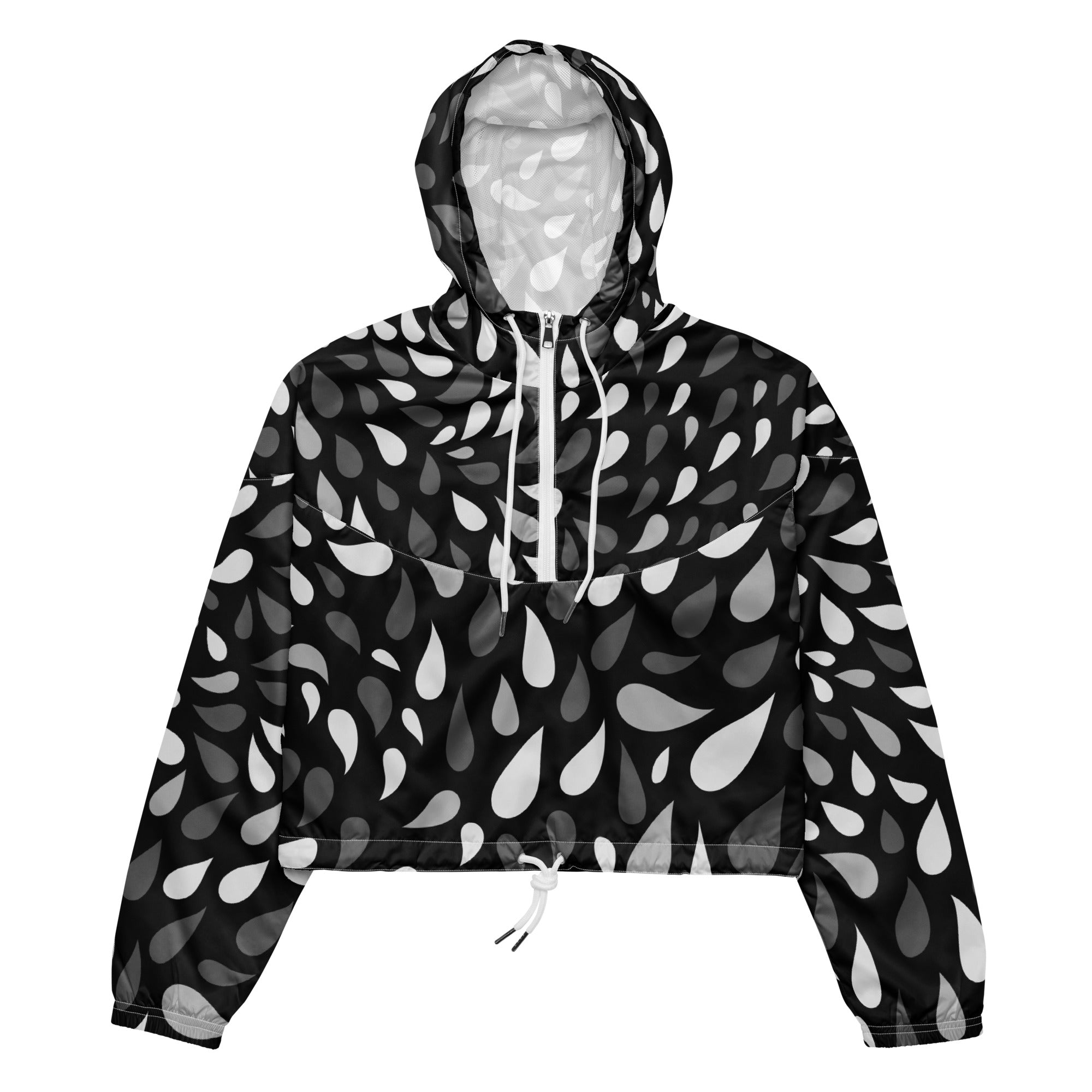 Women’s cropped windbreaker- Abstract IV