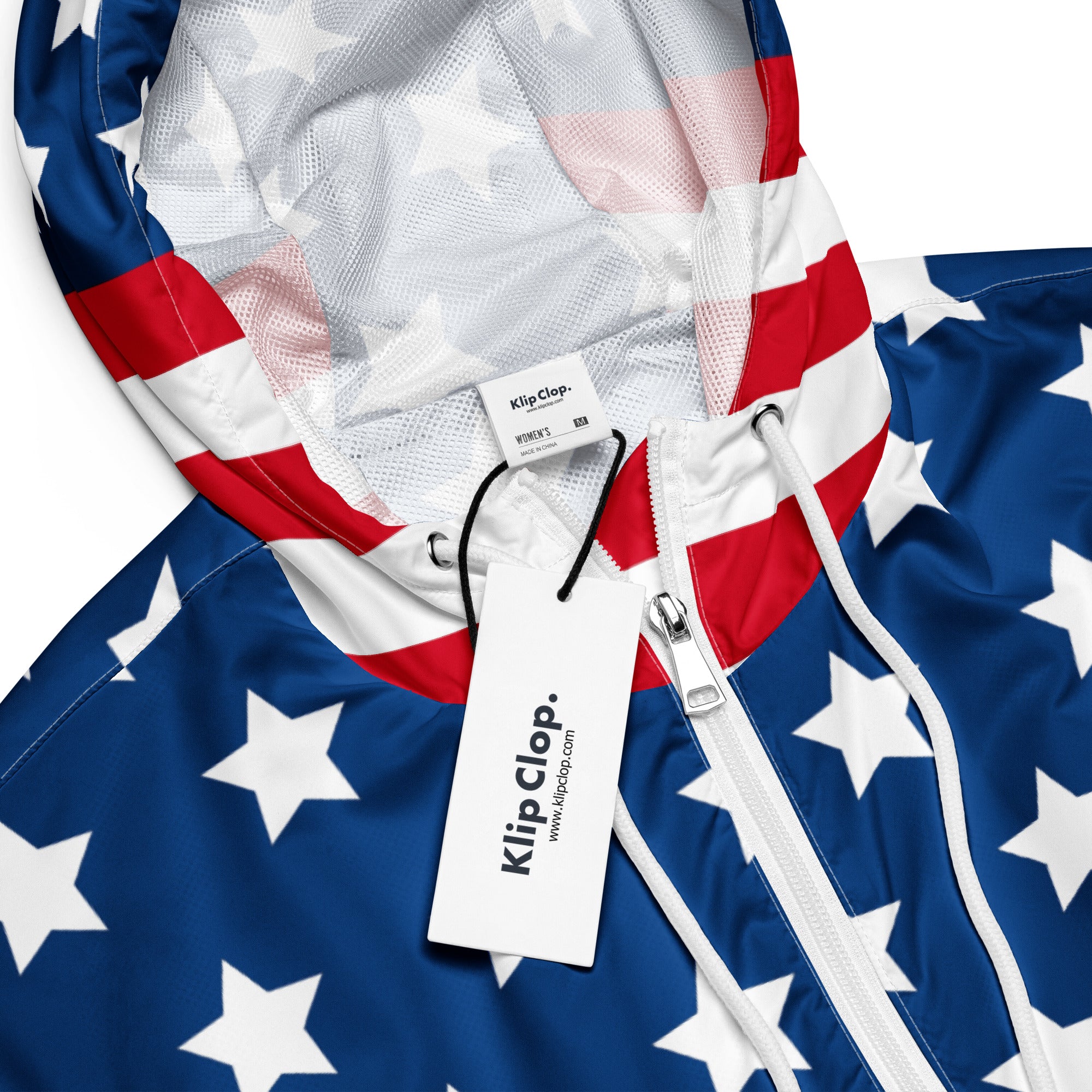 Women’s cropped windbreaker- USA