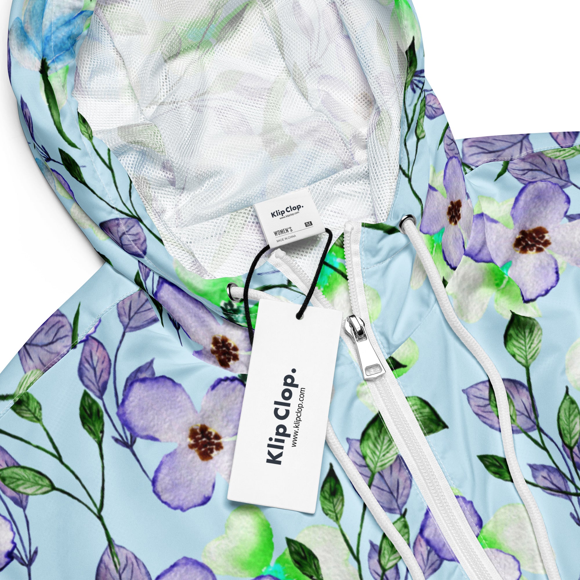 Women’s cropped windbreaker- Floral III