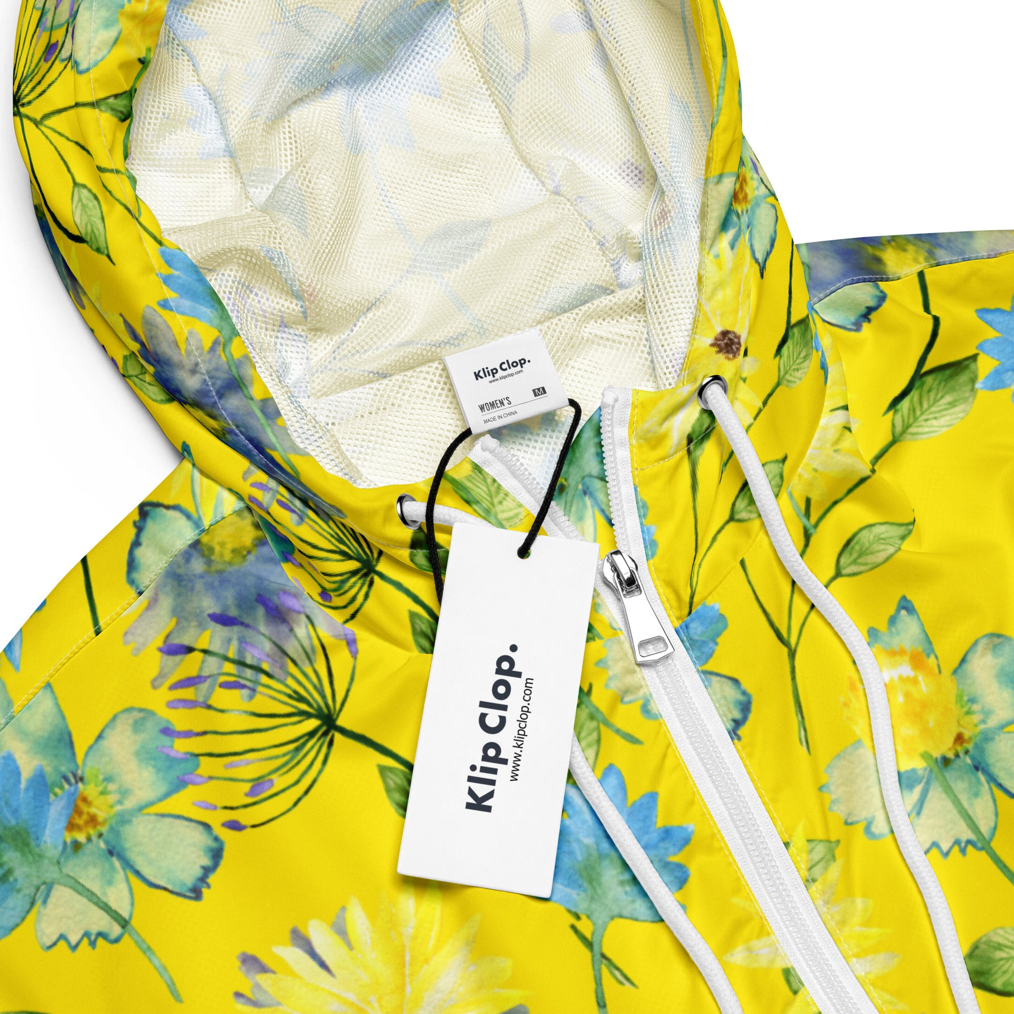 Women’s cropped windbreaker- Floral IV