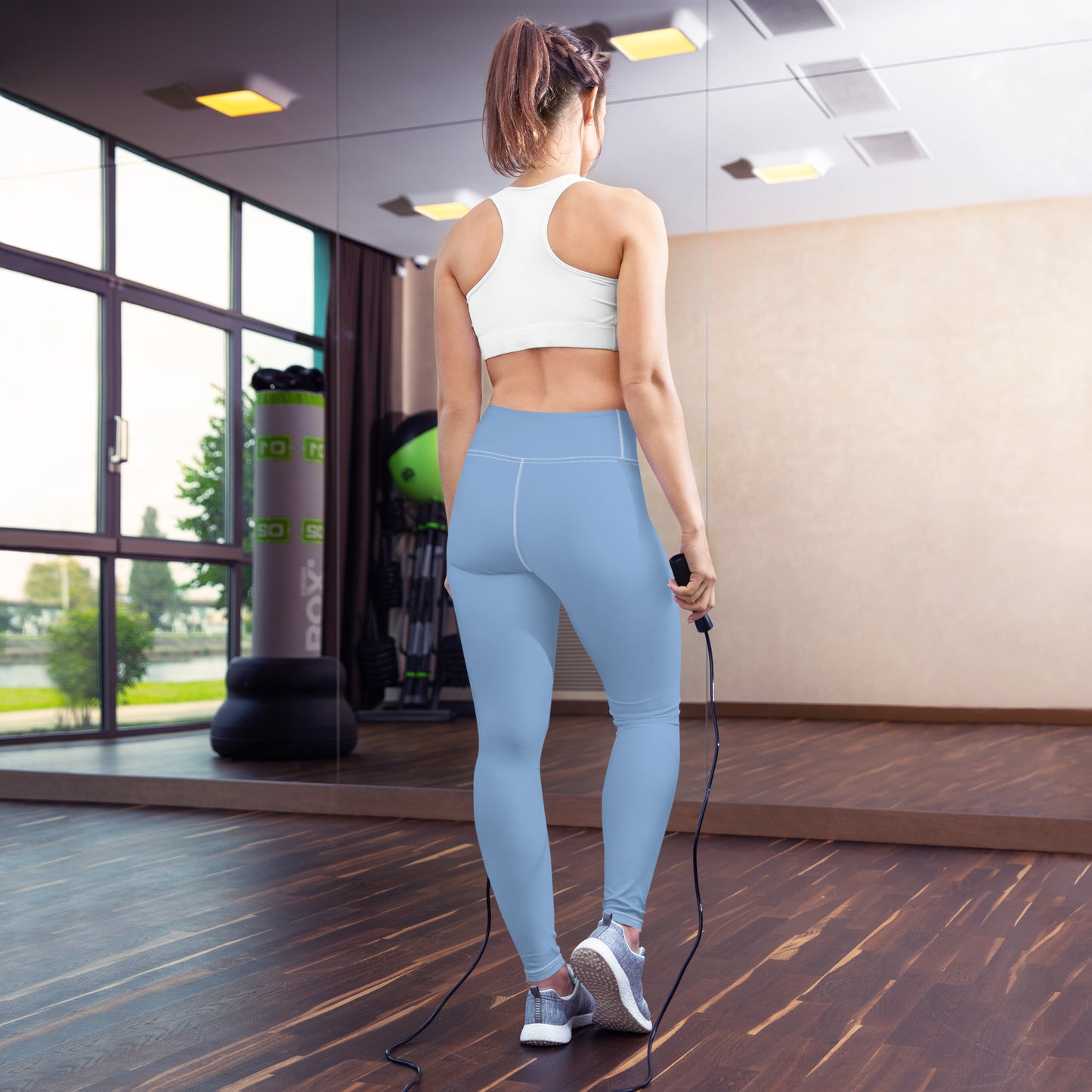 Yoga Leggings- Light Blue