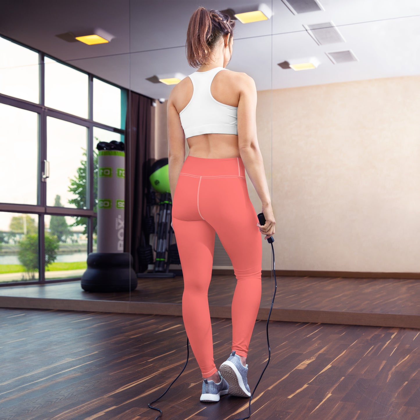 Yoga Leggings- Coral