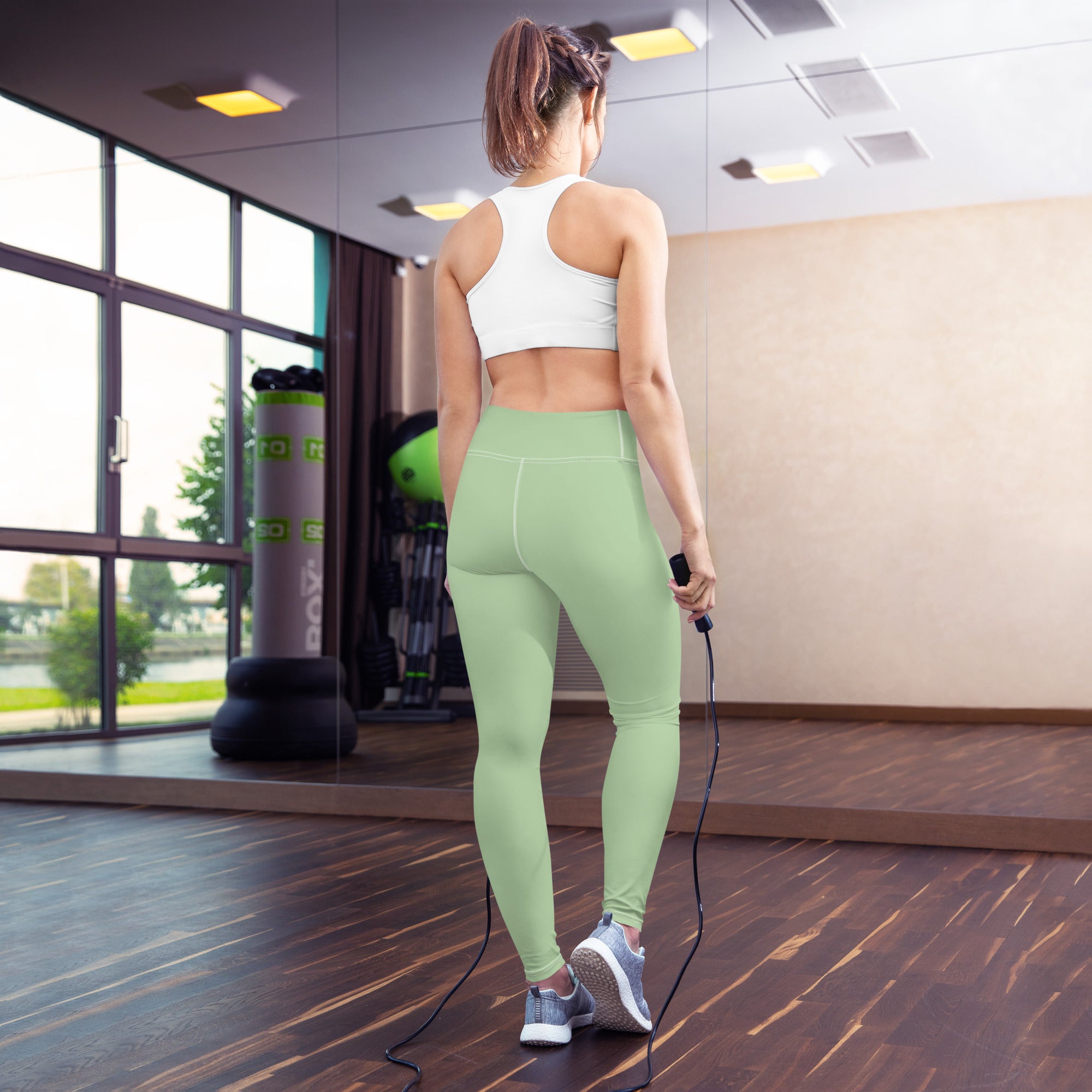 Yoga Leggings- Light Green