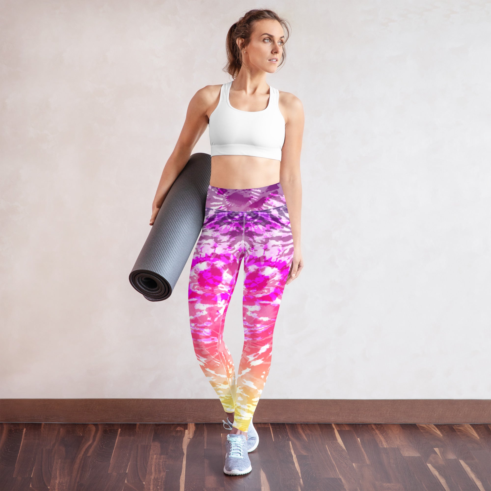 Yoga Leggings- Tie Dye Spirals