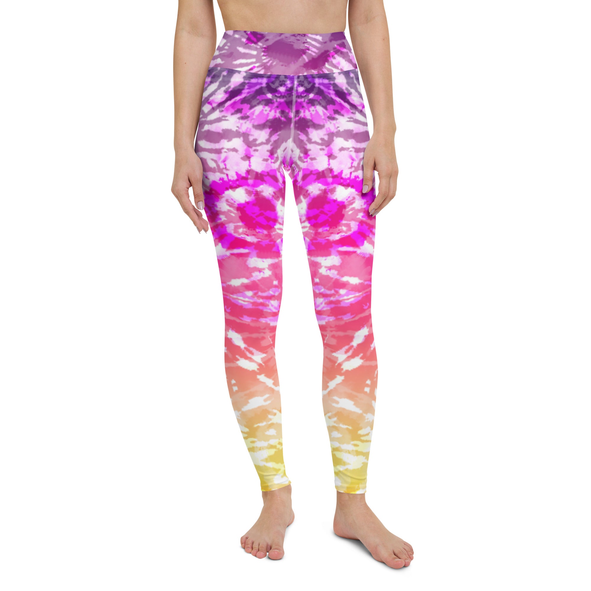 Yoga Leggings- Tie Dye Spirals