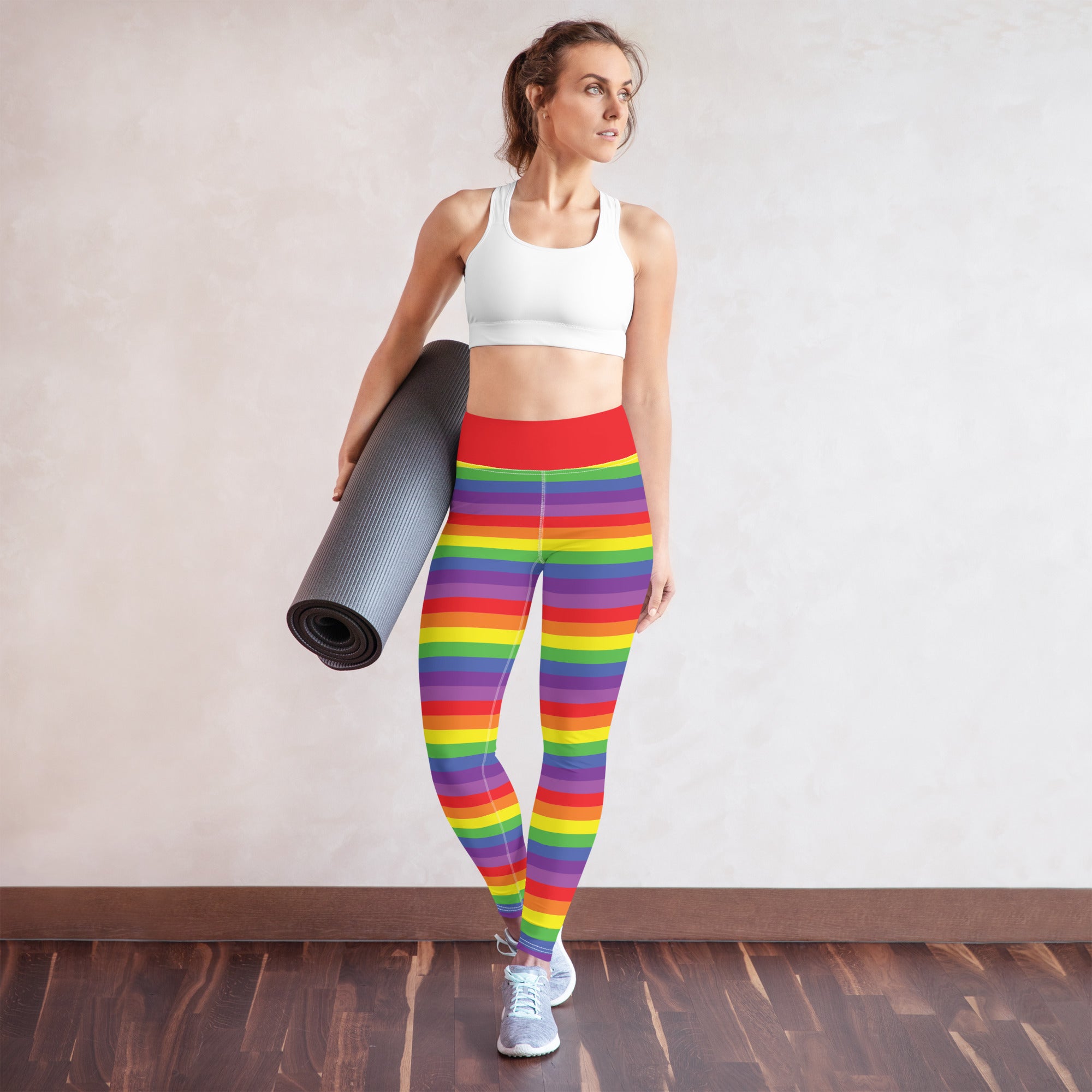 Yoga Leggings- Rainbow