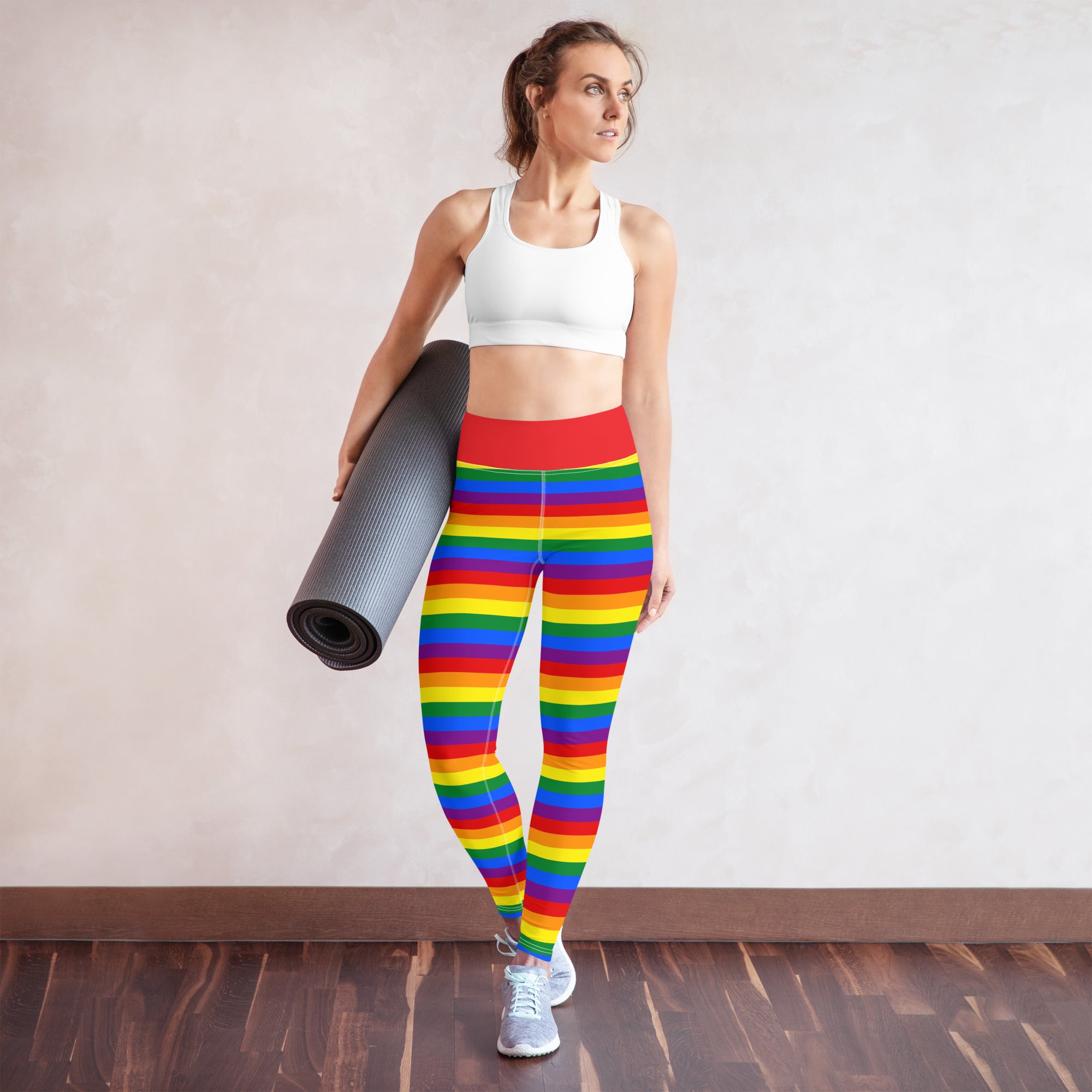 Yoga Leggings- Rainbow