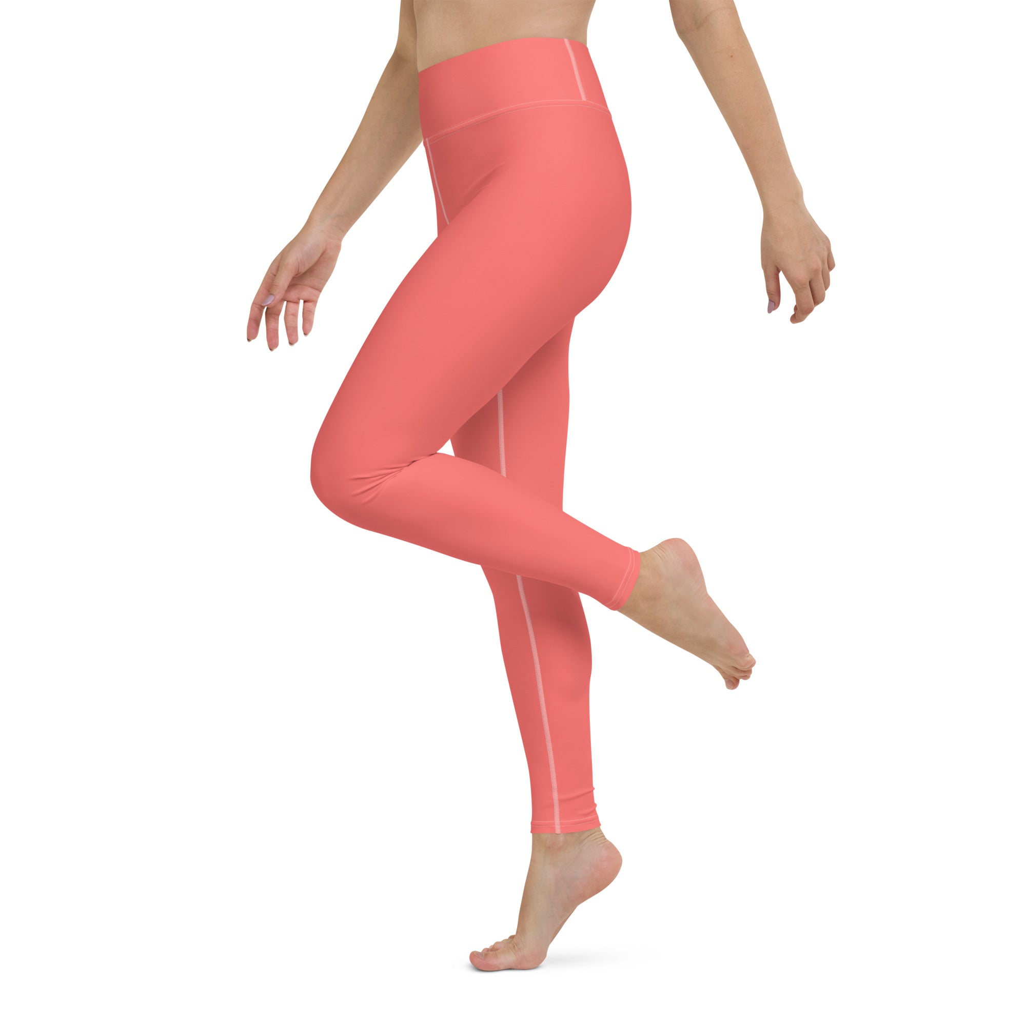 Yoga Leggings- Coral