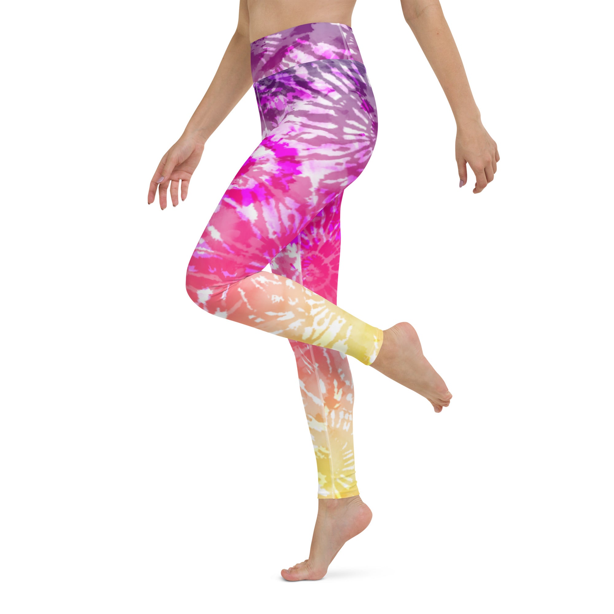 Yoga Leggings- Tie Dye Spirals