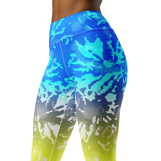 Yoga Leggings- TIE DYE MULTICOLOUR SPLASHES