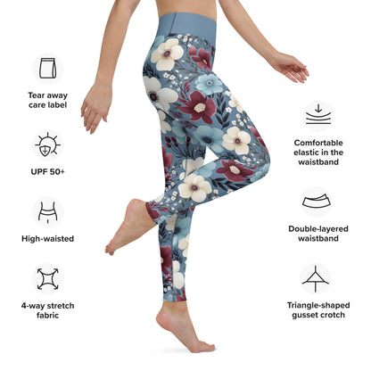 Yoga Leggings- Butterfly Garden