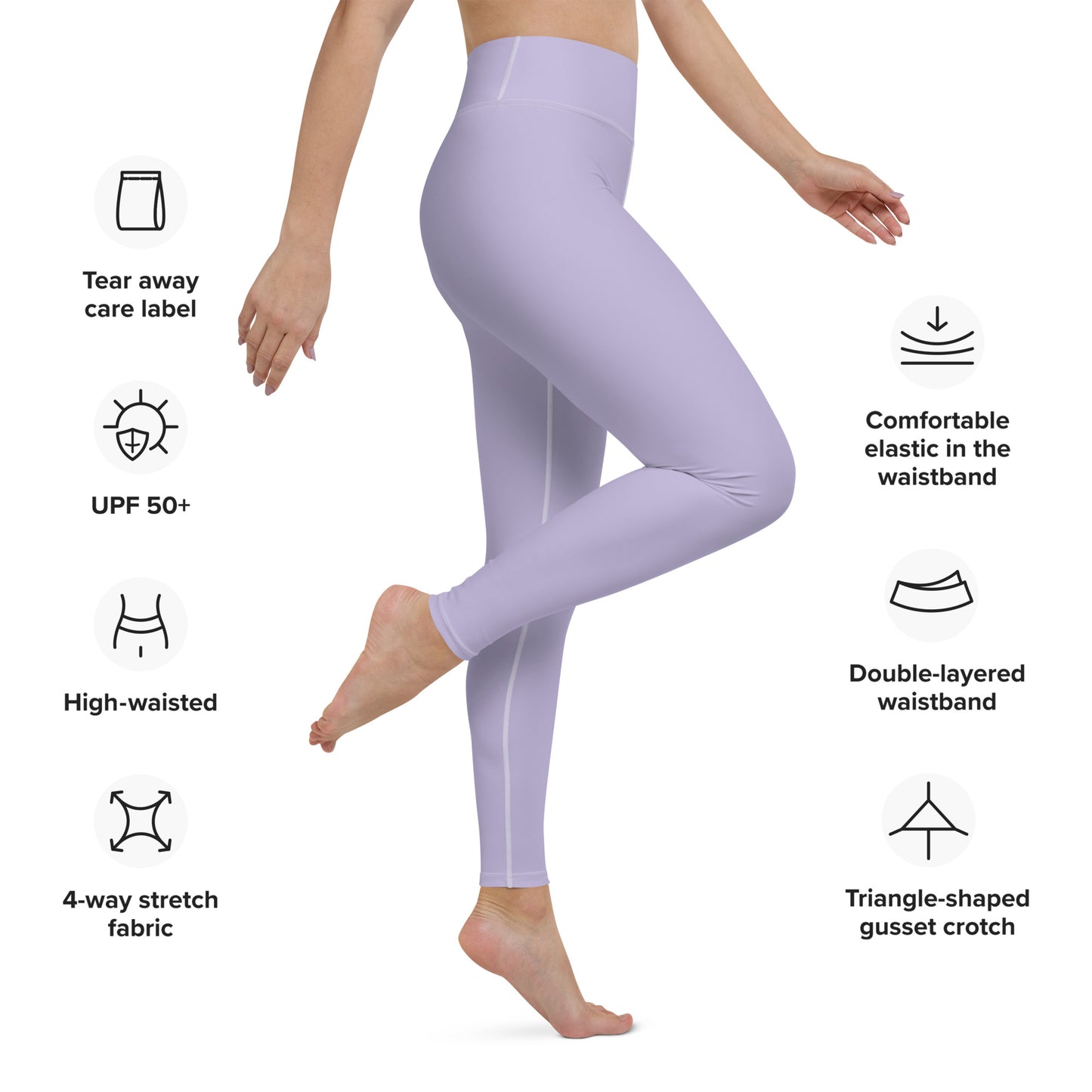 Yoga Leggings- Lavender
