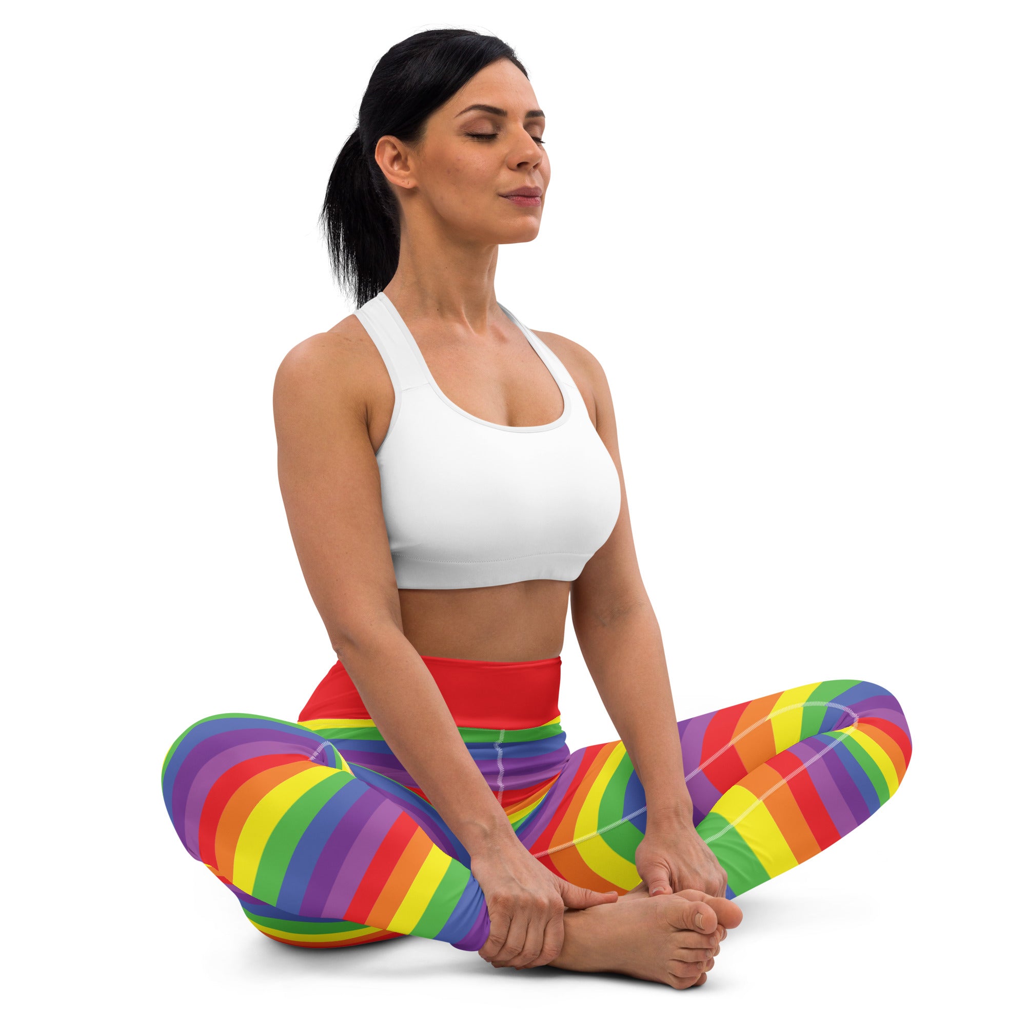 Yoga Leggings- Rainbow