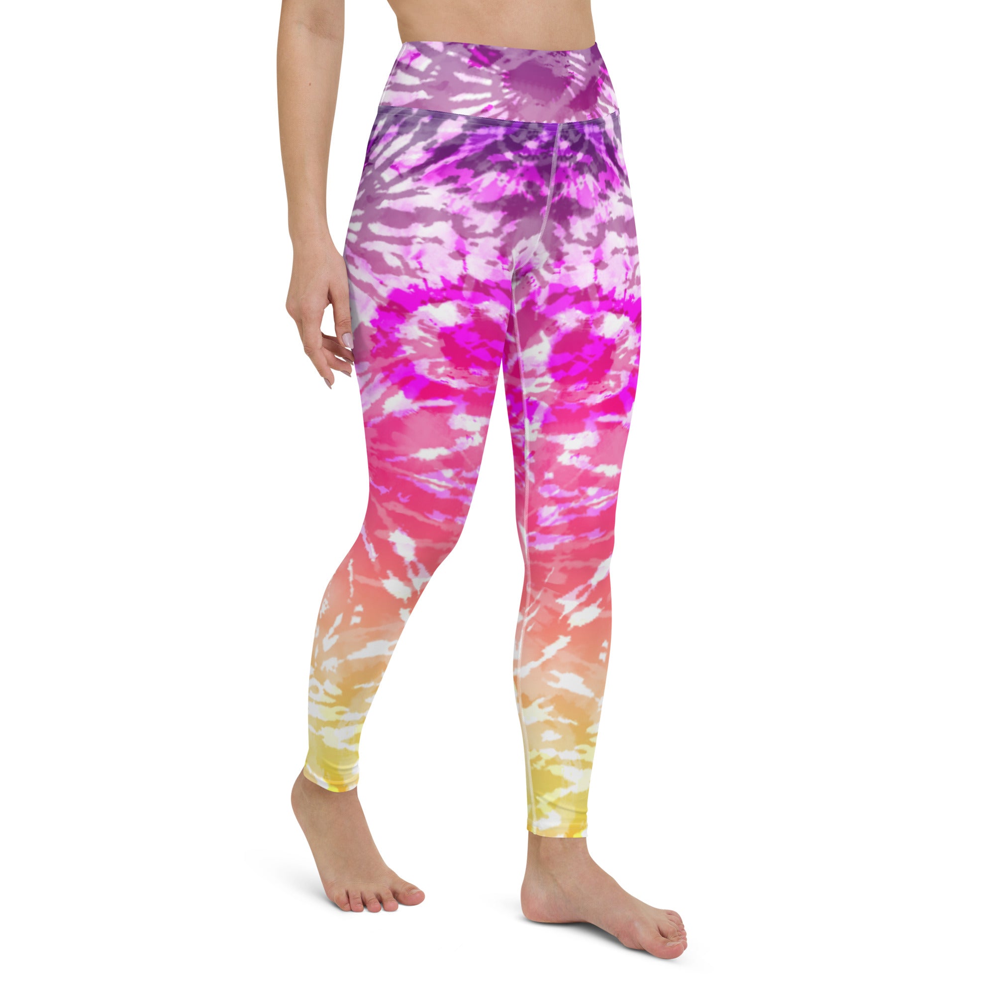 Yoga Leggings- Tie Dye Spirals