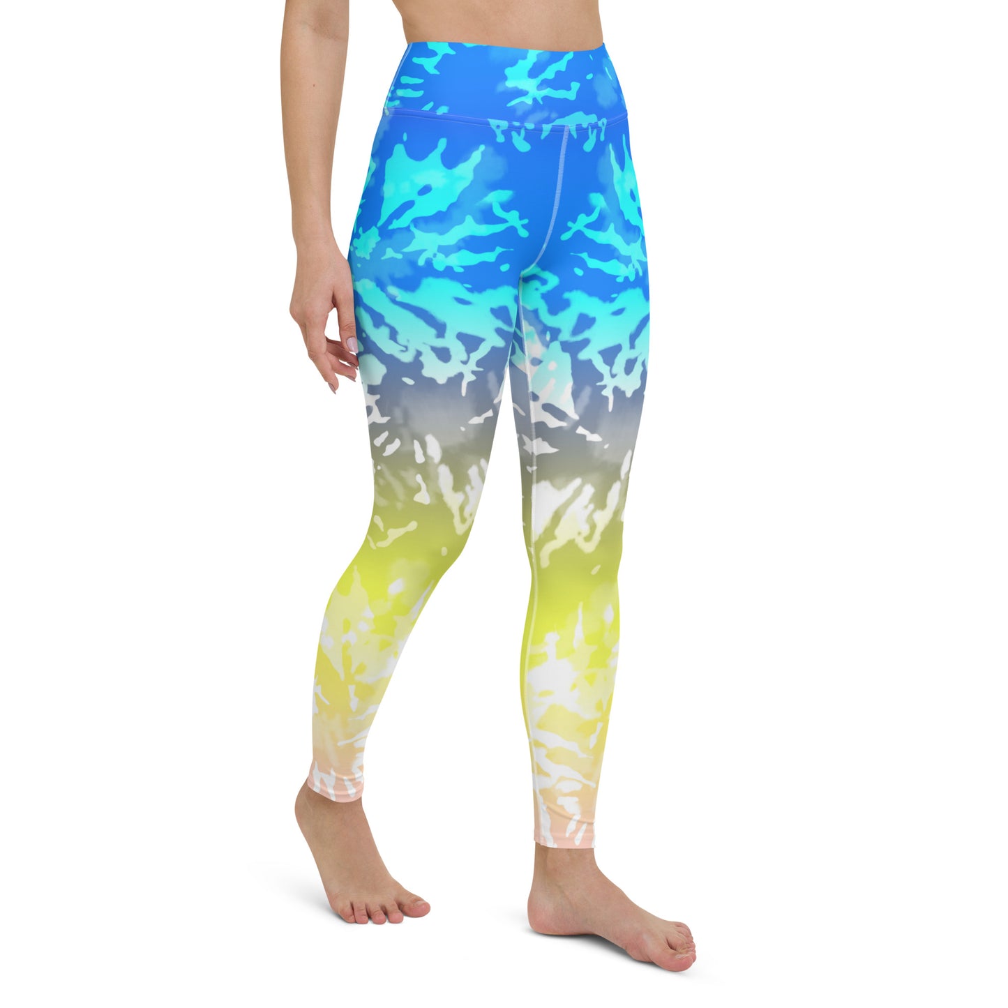 Yoga Leggings- TIE DYE MULTICOLOUR SPLASHES