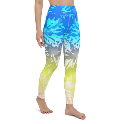 Yoga Leggings- TIE DYE MULTICOLOUR SPLASHES