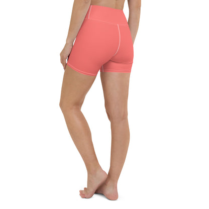 Yoga Shorts- Coral