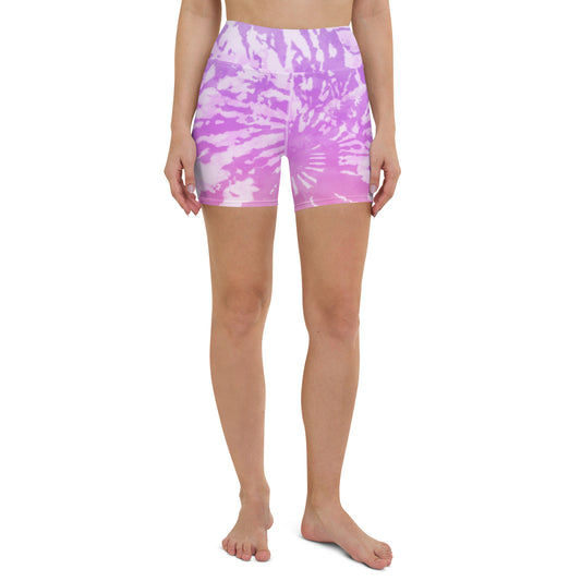 Yoga Shorts- Tie Dye Spirals I