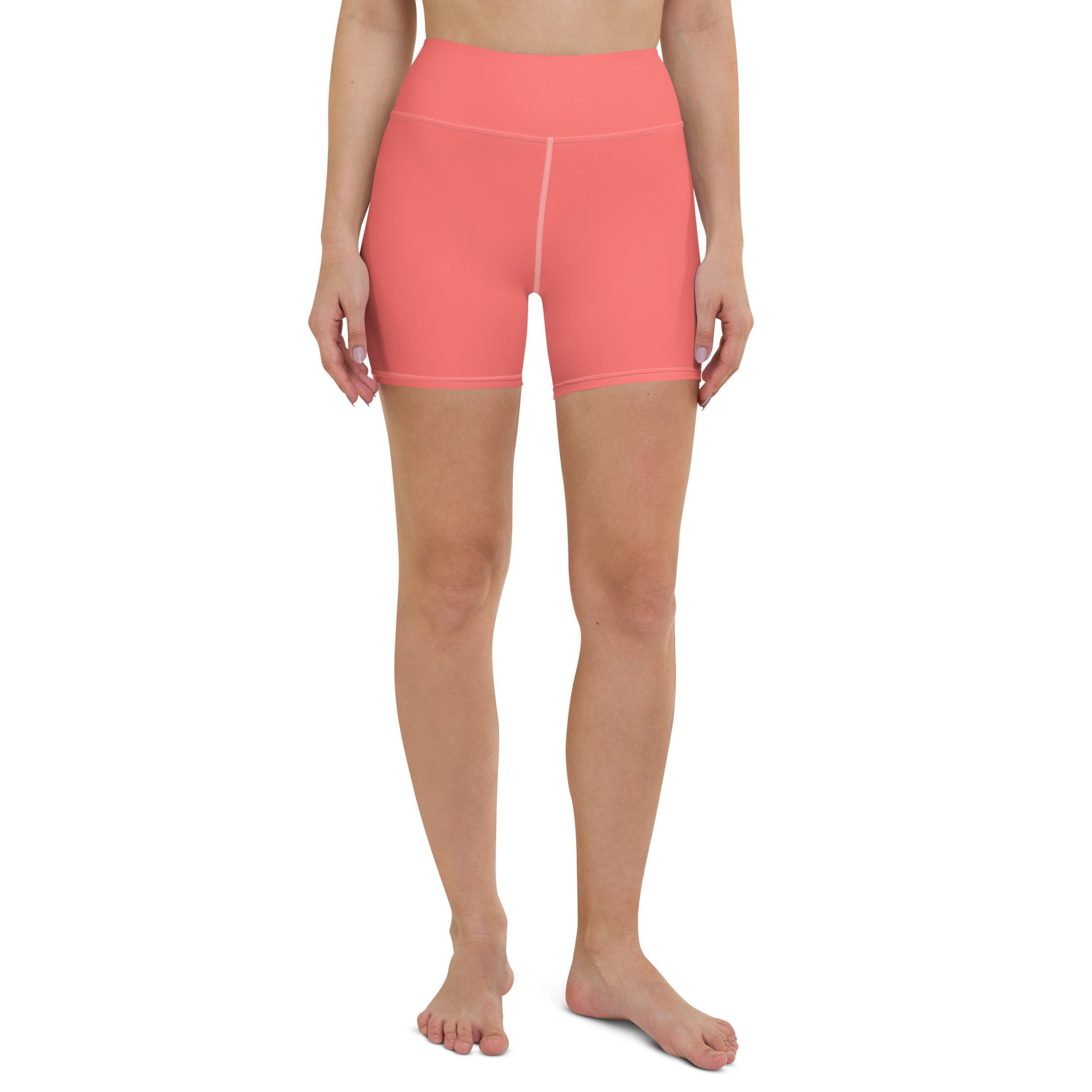 Yoga Shorts- Coral
