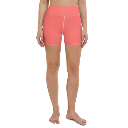 Yoga Shorts- Coral
