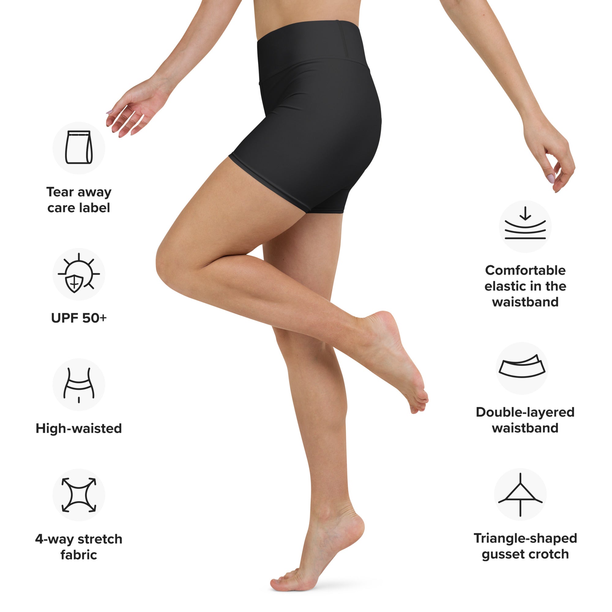 Yoga Shorts- Black