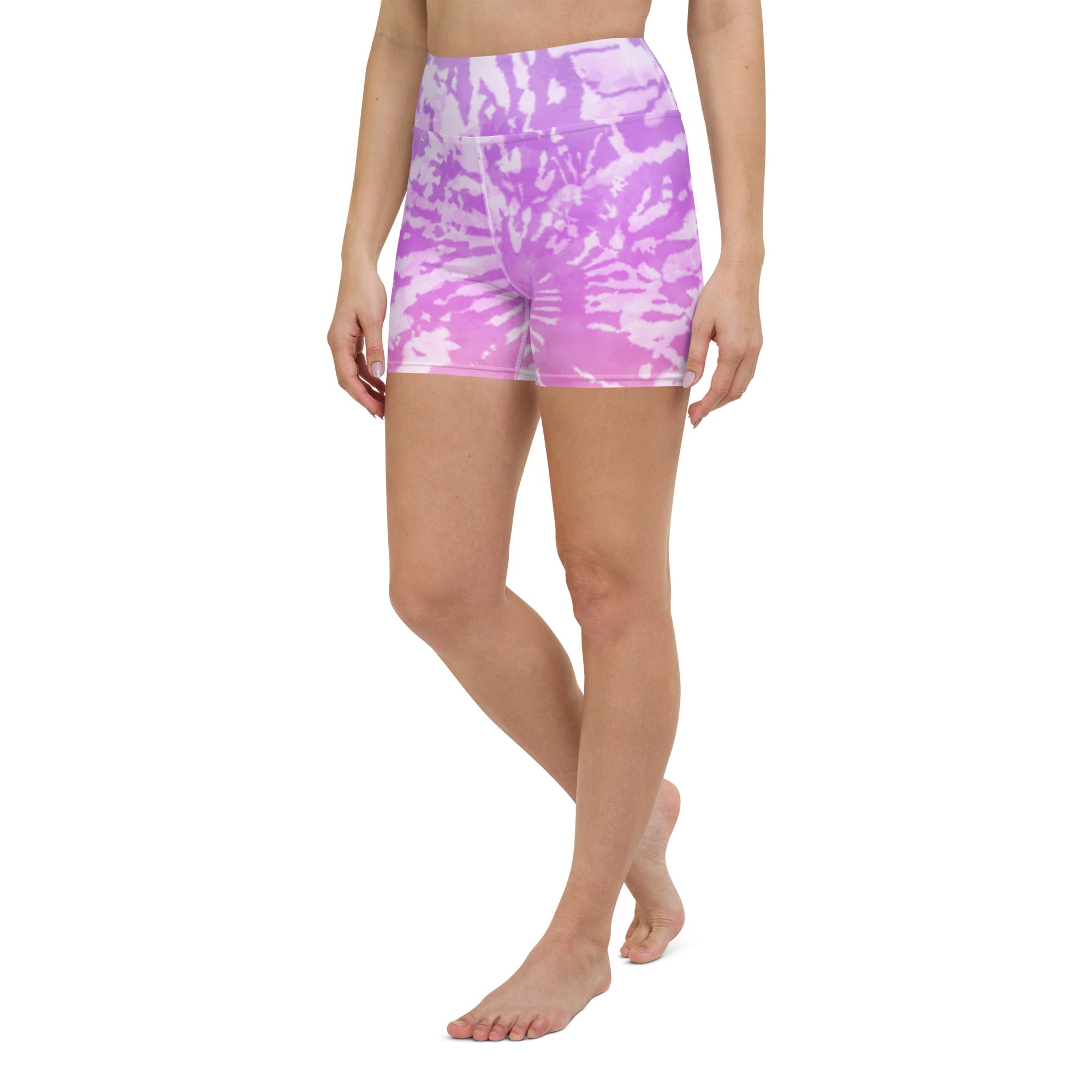 Yoga Shorts- Tie Dye Spirals I