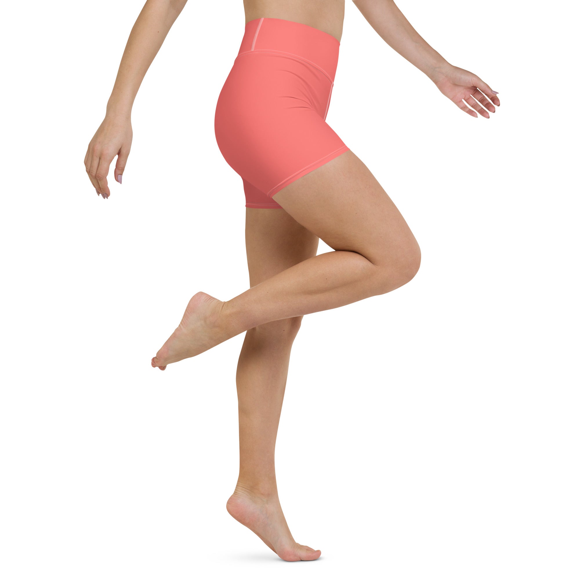 Yoga Shorts- Coral