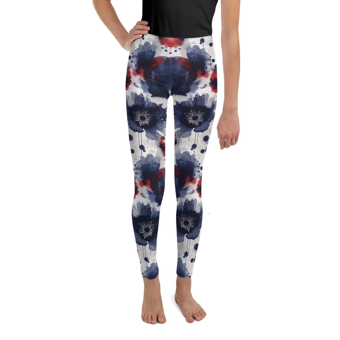 Youth Leggings- Spring Flowers II
