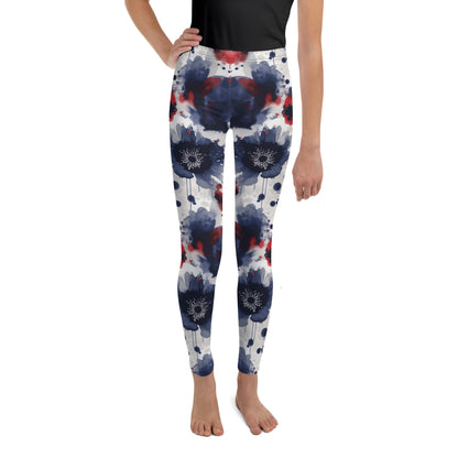 Youth Leggings- Spring Flowers II