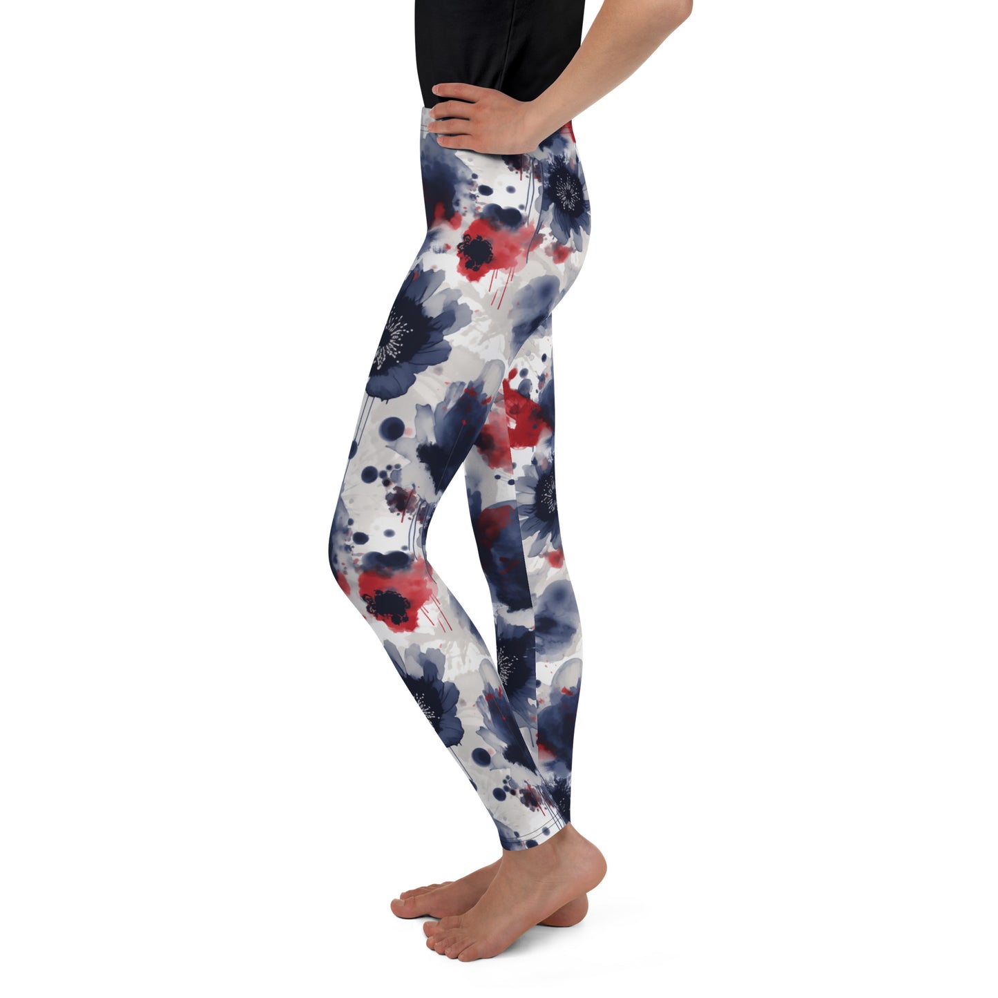 Youth Leggings- Spring Flowers II