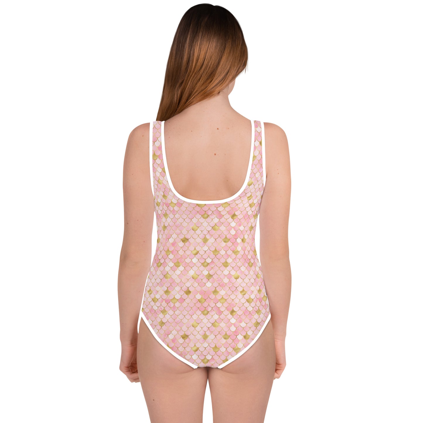 Youth Swimsuit- MERMAID LIGHT PINK