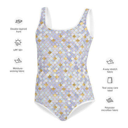 Youth Swimsuit- MERMAID Blue