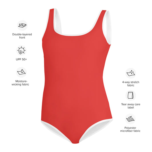 Youth Swimsuit- Scarlet