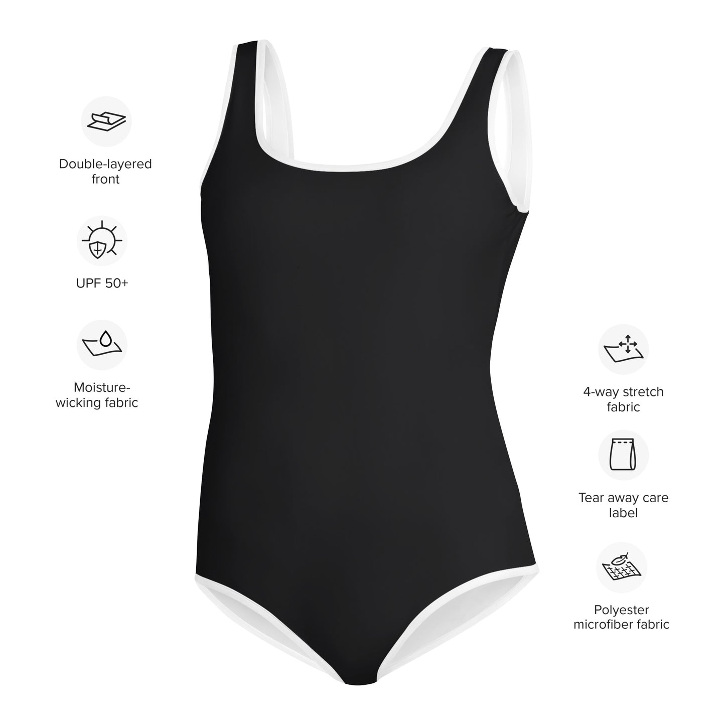 Youth Swimsuit- Black