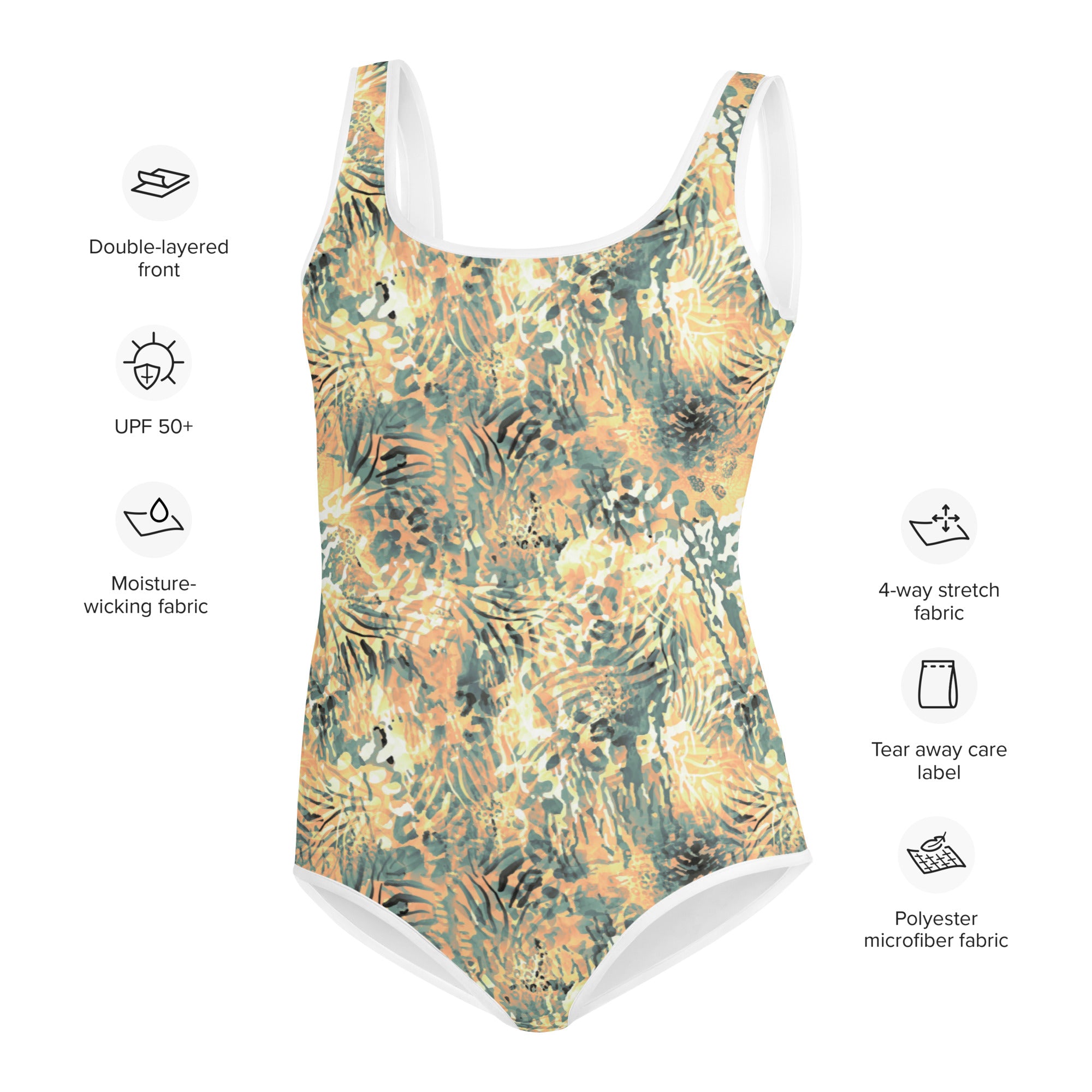 Youth Swimsuit- Wildernes Design IV