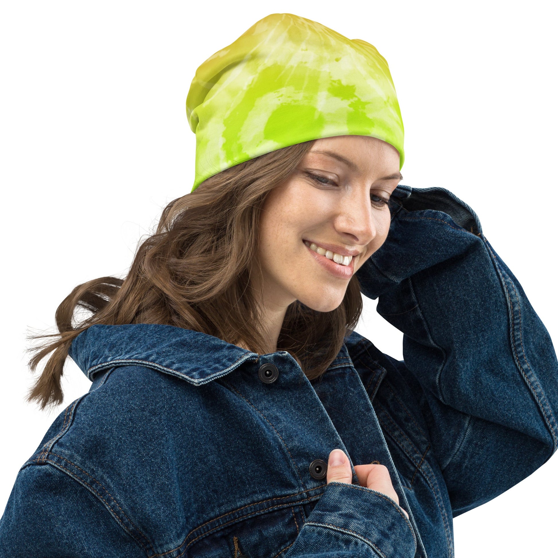 Beanie - Tie Dye Yellow - Klip Clop