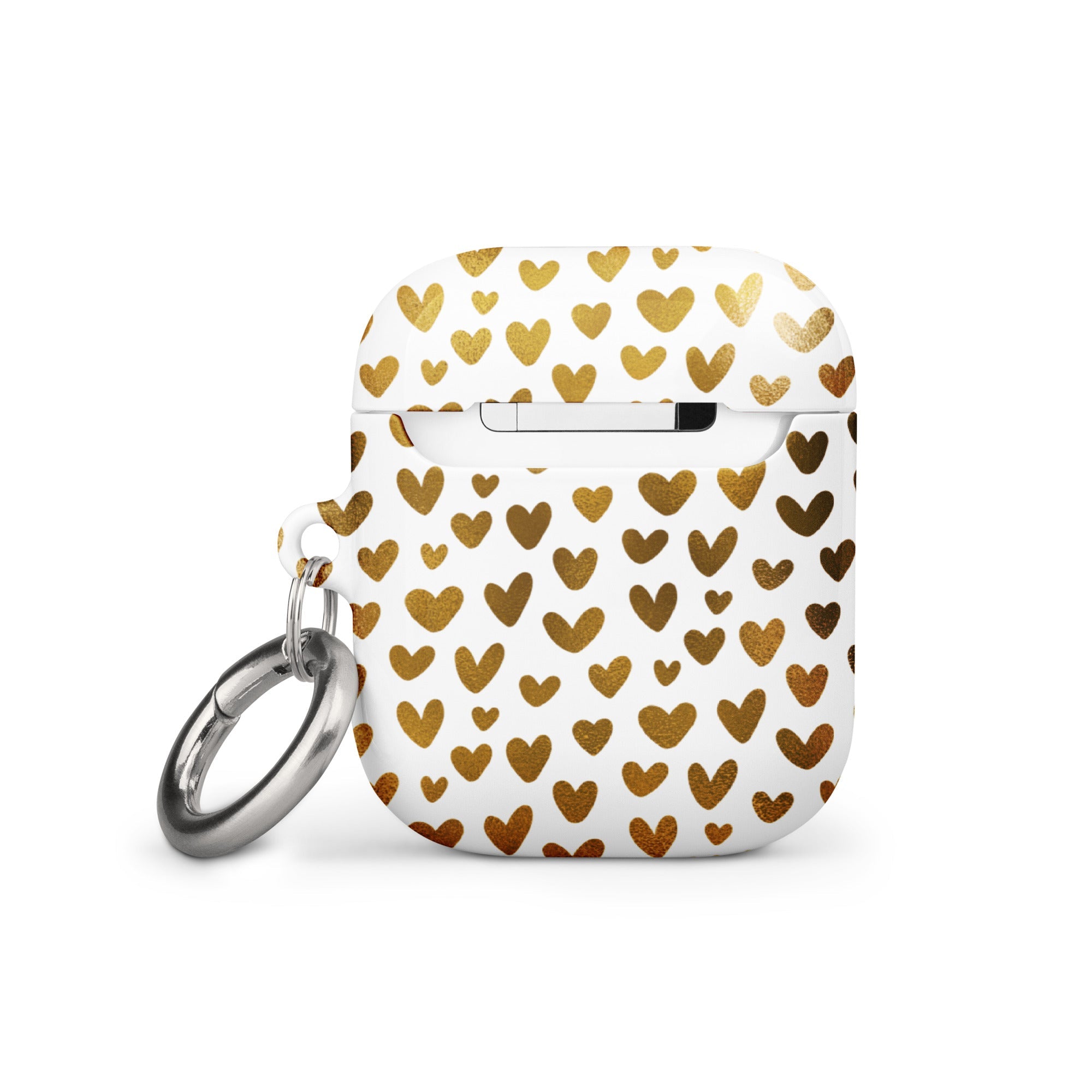 Case for AirPods® - Golden Hearts - Klip Clop