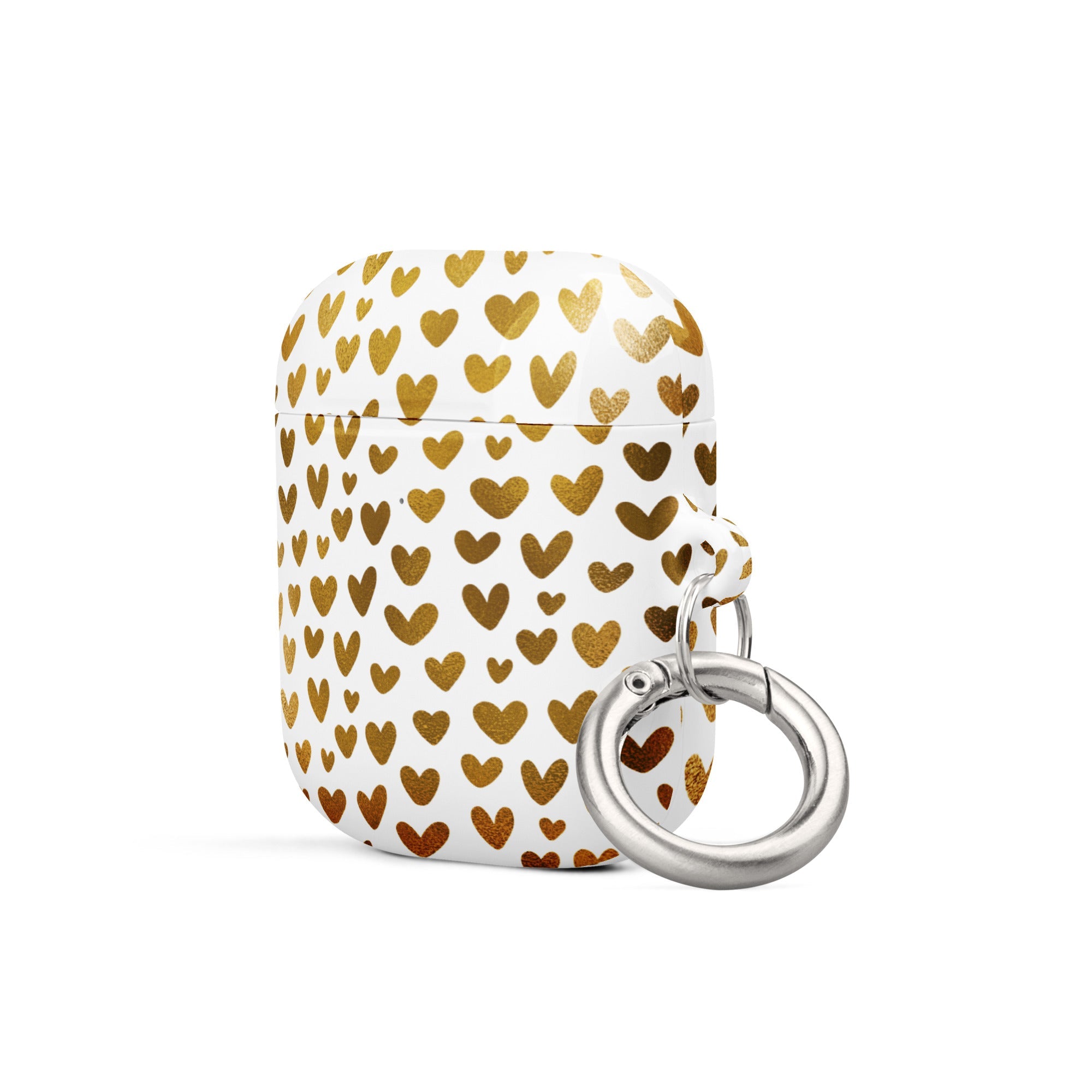 Case for AirPods® - Golden Hearts - Klip Clop